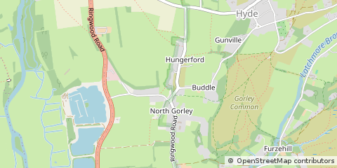 Map of Fordingbridge, Hampshire