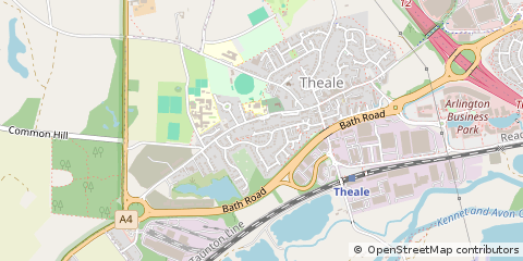 Map of Reading, Berkshire