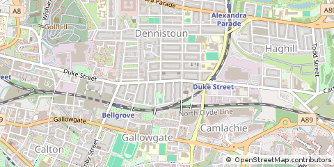 Map of Glasgow