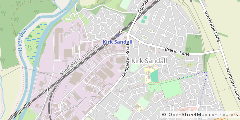 Map of Doncaster