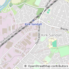 Map of Doncaster
