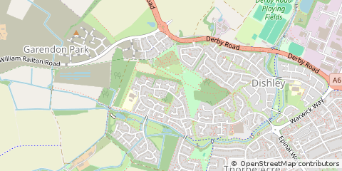 Map of Loughborough
