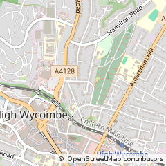 Map of High Wycombe