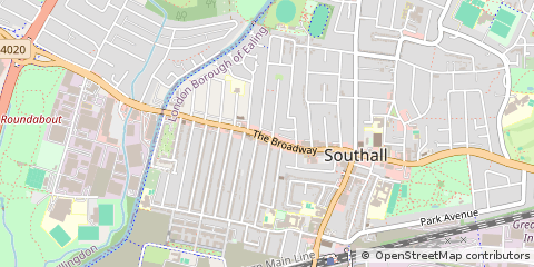 Map of Southall