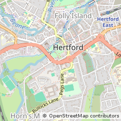 Map of Hertford