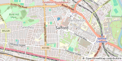 Map of Salford