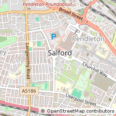 Map of Salford