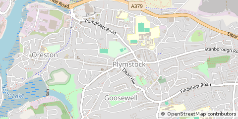 Map of Plymouth, Devon