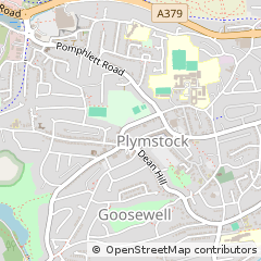 Map of Plymouth, Devon