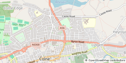 Map of Colne