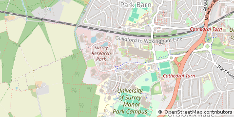 Map of Guildford