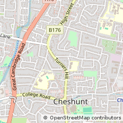 Map of Waltham Cross