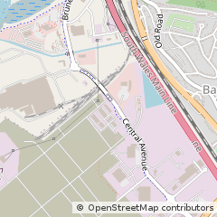 Map of Port Talbot, South Wales