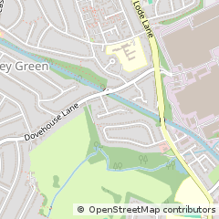 Map of Solihull, West Midlands