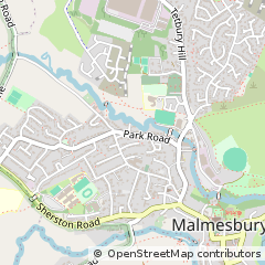Map of Malmesbury, Wiltshire