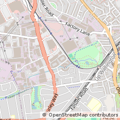 Map of Croydon, London