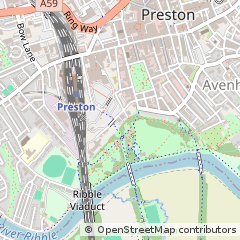 Map of Preston