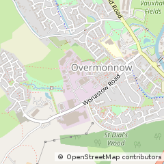 Map of Monmouth, Monmouthshire
