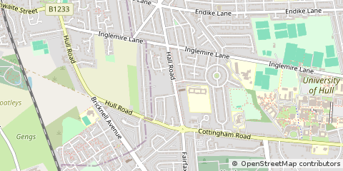 Map of Hull, East Yorkshire