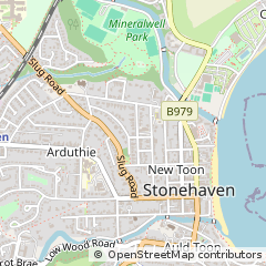 Map of Stonehaven, Aberdeenshire