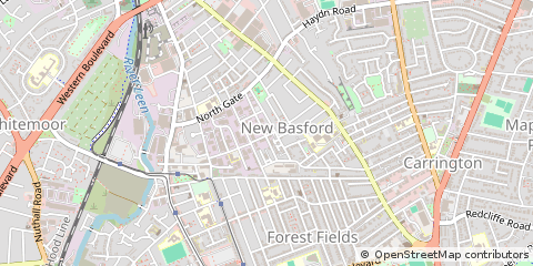 Map of Nottingham
