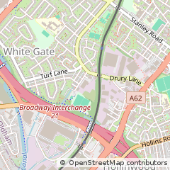 Map of Chadderton, Oldham