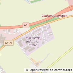 Map of East Lothian