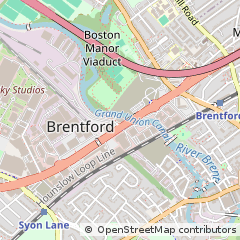 Map of Brentford, Middlesex