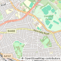 Map of Cardiff