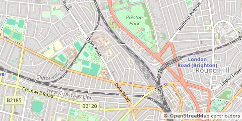 Map of Brighton, East Sussex