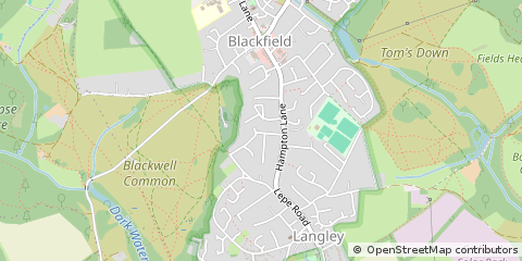 Map of Southampton, Hampshire