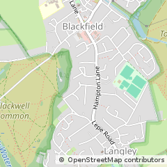 Map of Southampton, Hampshire