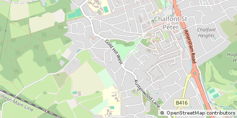 Map of Gerrards Cross, Buckinghamshire