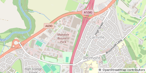Map of Durham