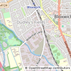 Map of Bloxwich, West Midlands