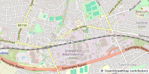 Map of Pudsey