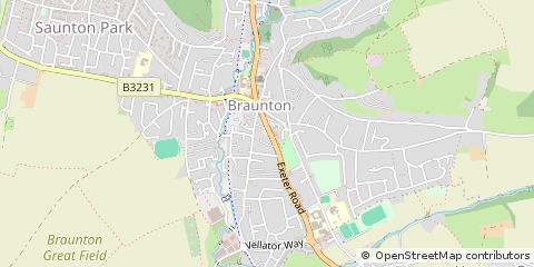 Map of Devon
