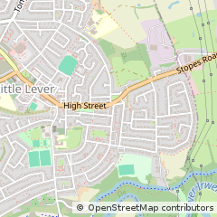 Map of Bolton, Lancashire