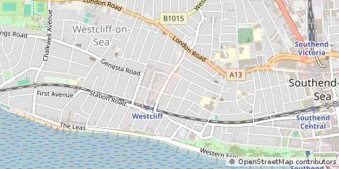 Map of Westcliff on SEA