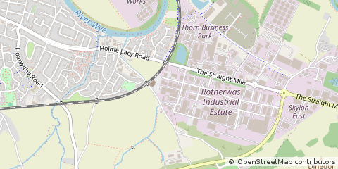 Map of Hereford