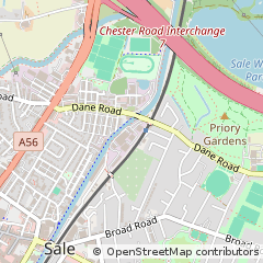 Map of Sale, Cheshire