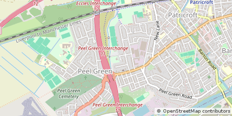 Map of Manchester