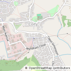 Map of Bridgend