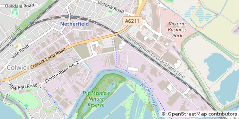 Map of Nottingham