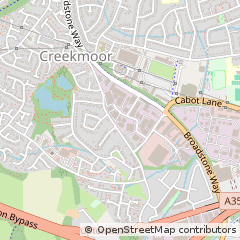 Map of Poole, Dorset