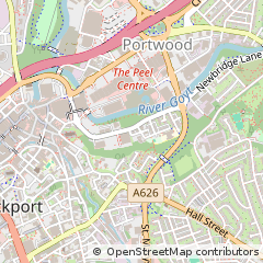 Map of Stockport