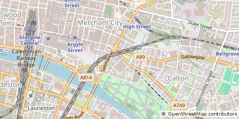 Map of Glasgow