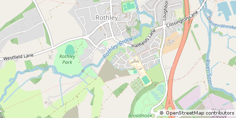 Map of Leicester