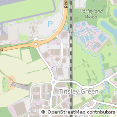 Map of Gatwick, West Sussex