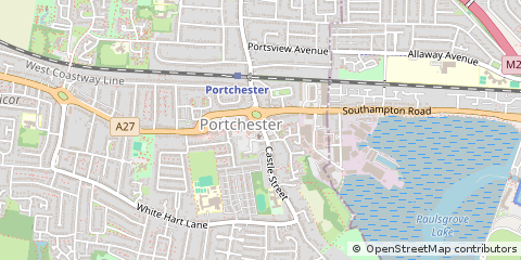 Map of Fareham, Hampshire